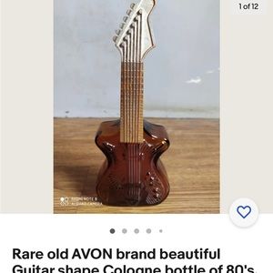 COPY - VINTAGE-NWOT-AVON ELECTRIC GUITAR Wild Country Cologne in Original Box